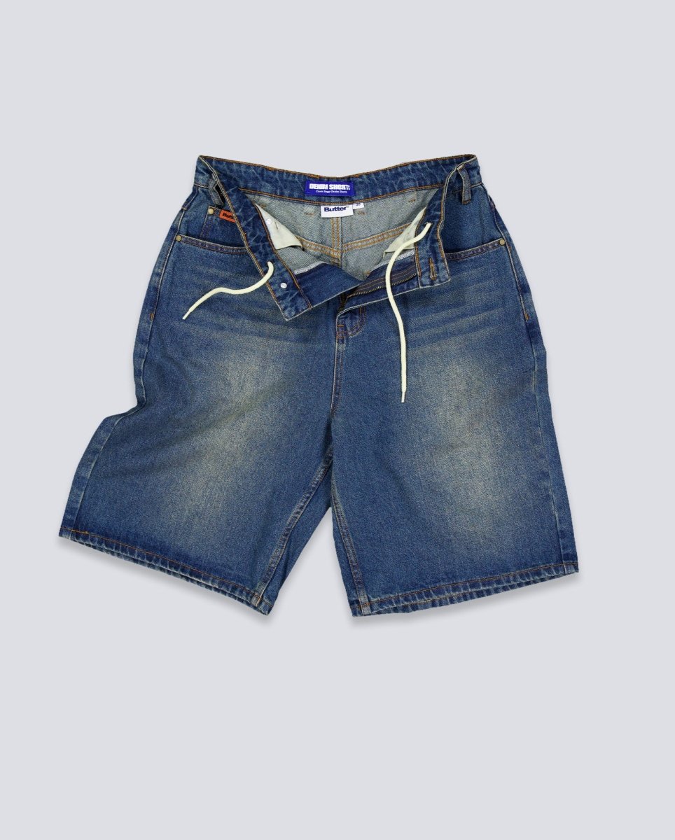 Pantalones Cortos Butter Goods Baggy Denim Azul Unisex BGQ1266103