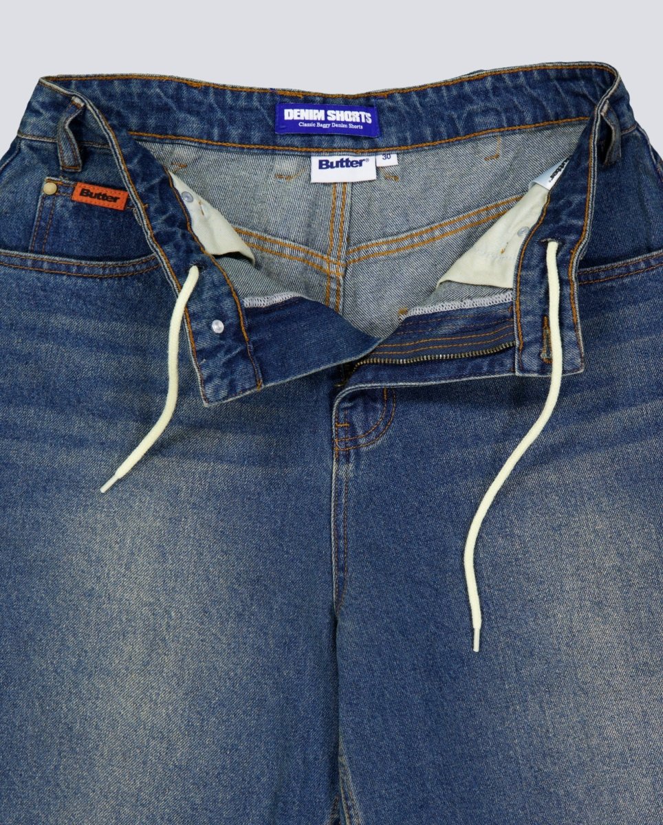 Pantalones Cortos Butter Goods Baggy Denim Azul Unisex BGQ1266103