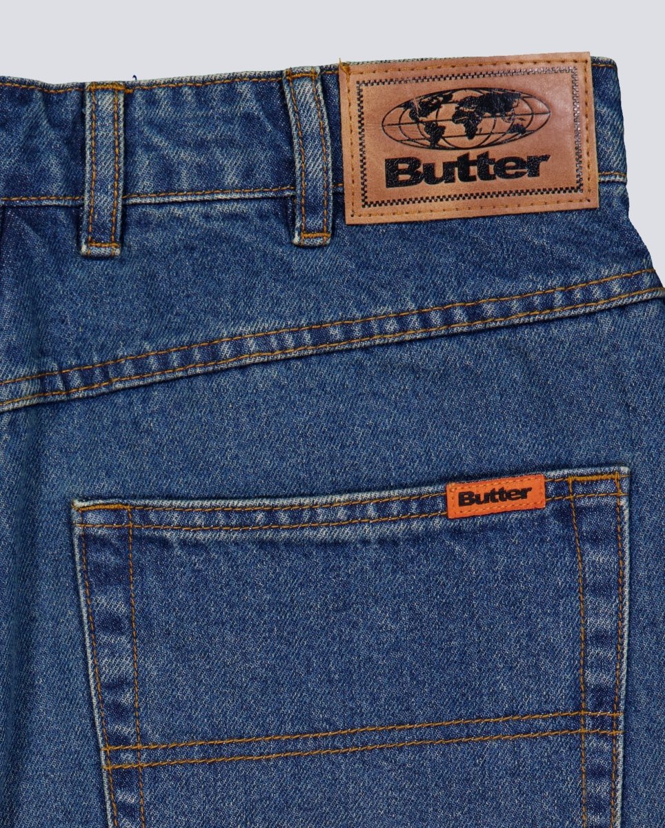 Pantalones Cortos Butter Goods Baggy Denim Azul Unisex BGQ1266103