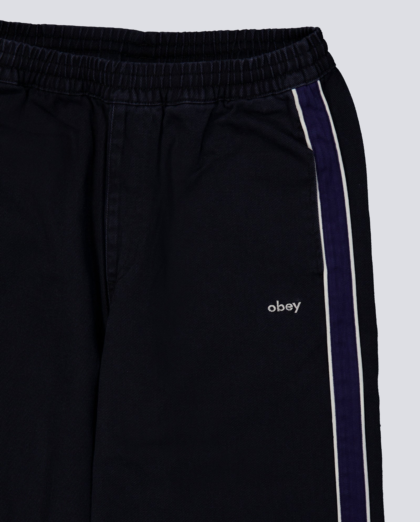 Pantalones Obey Astrid Stripe Negros Mujer 242020127-DIB