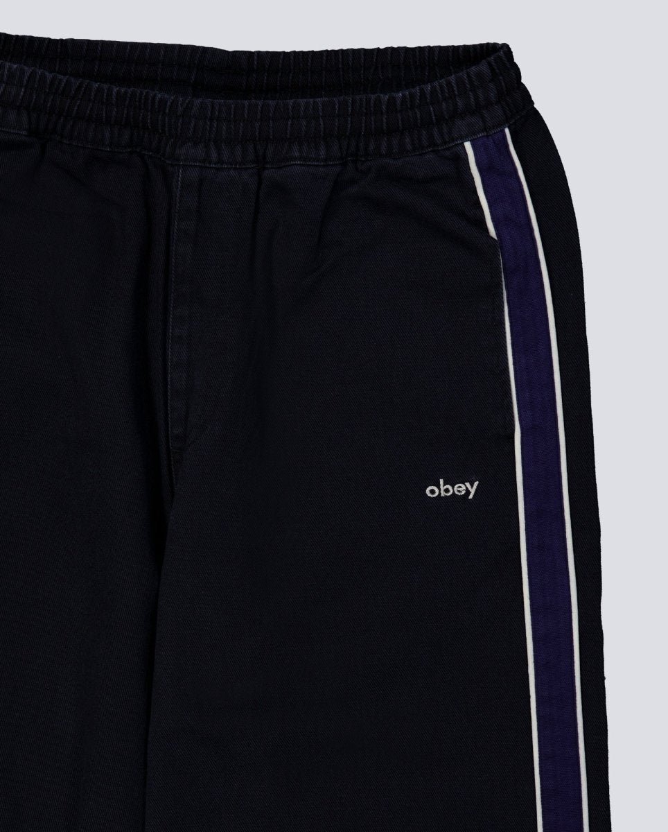Pantalones Obey Astrid Stripe Negros Mujer 242020127-DIB