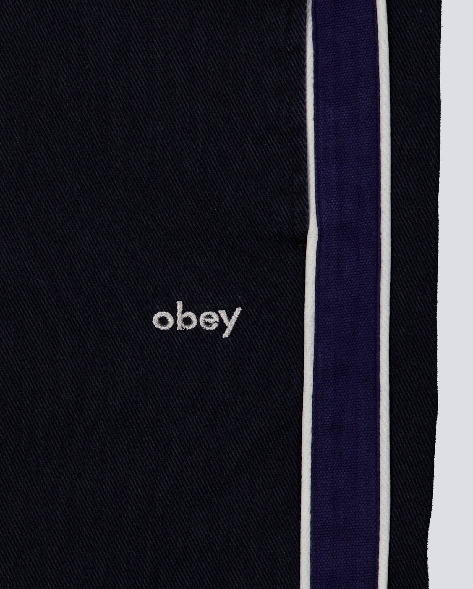 Pantalones Obey Astrid Stripe Negros Mujer 242020127-DIB