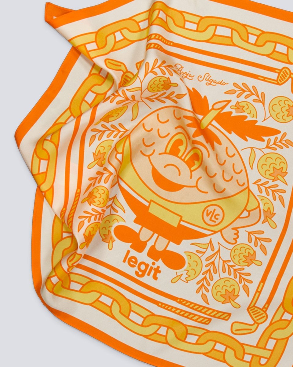 Pañuelo de Seda Legit x Borja Silgado 70x70