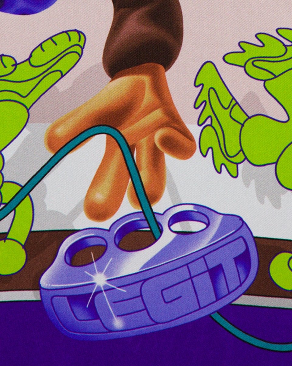 Pañuelo de Seda Legit x Sawe 70x70