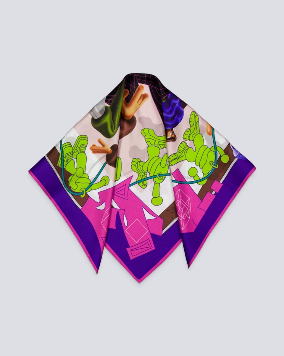 Pañuelo de Seda Legit x Sawe 70x70