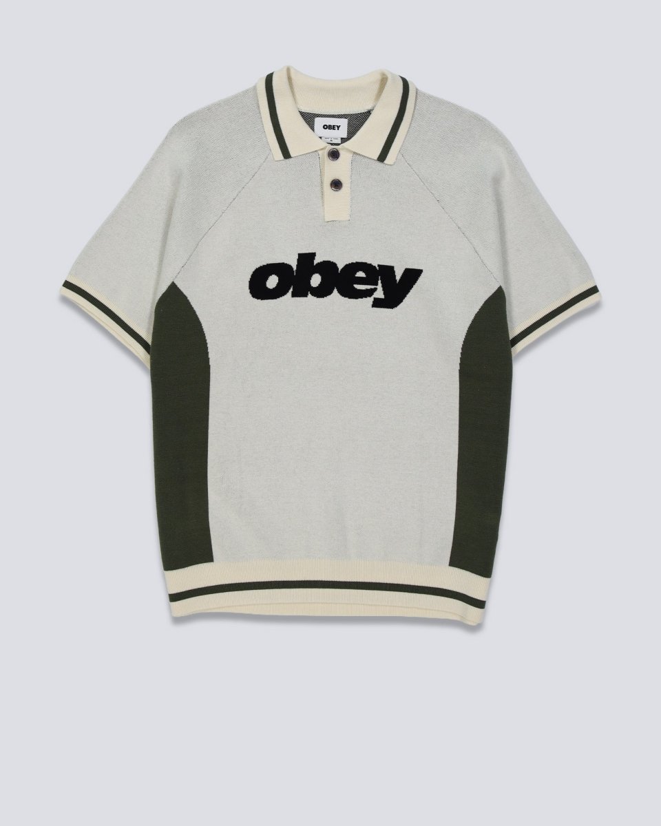 Polo Obey Sport Beige Hombre 151000125-UBL