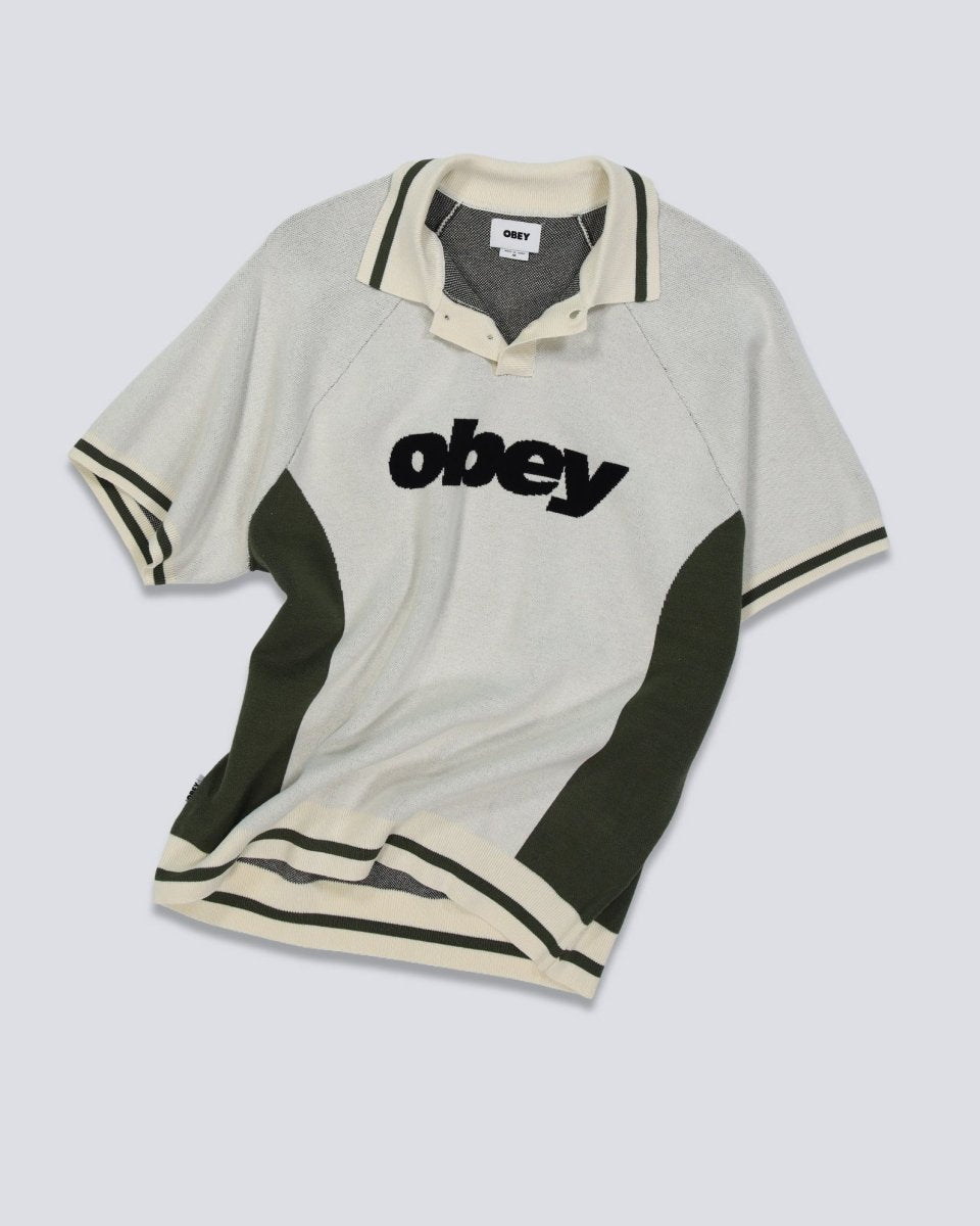 Polo Obey Sport Beige Hombre 151000125-UBL