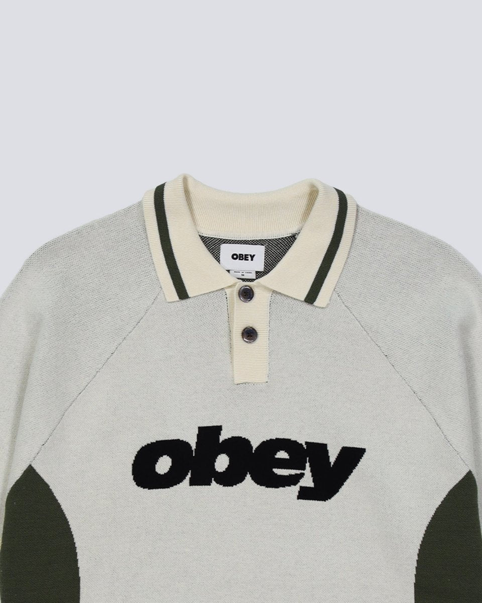 Polo Obey Sport Beige Hombre 151000125-UBL