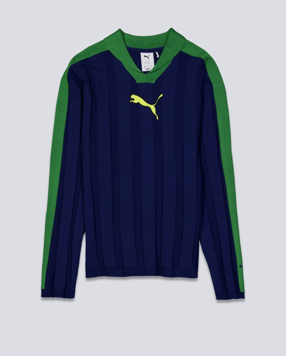 Polo T7 Longsleeve Azul Y Verde Unisex 635504-49