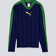 Polo T7 Longsleeve Azul Y Verde Unisex