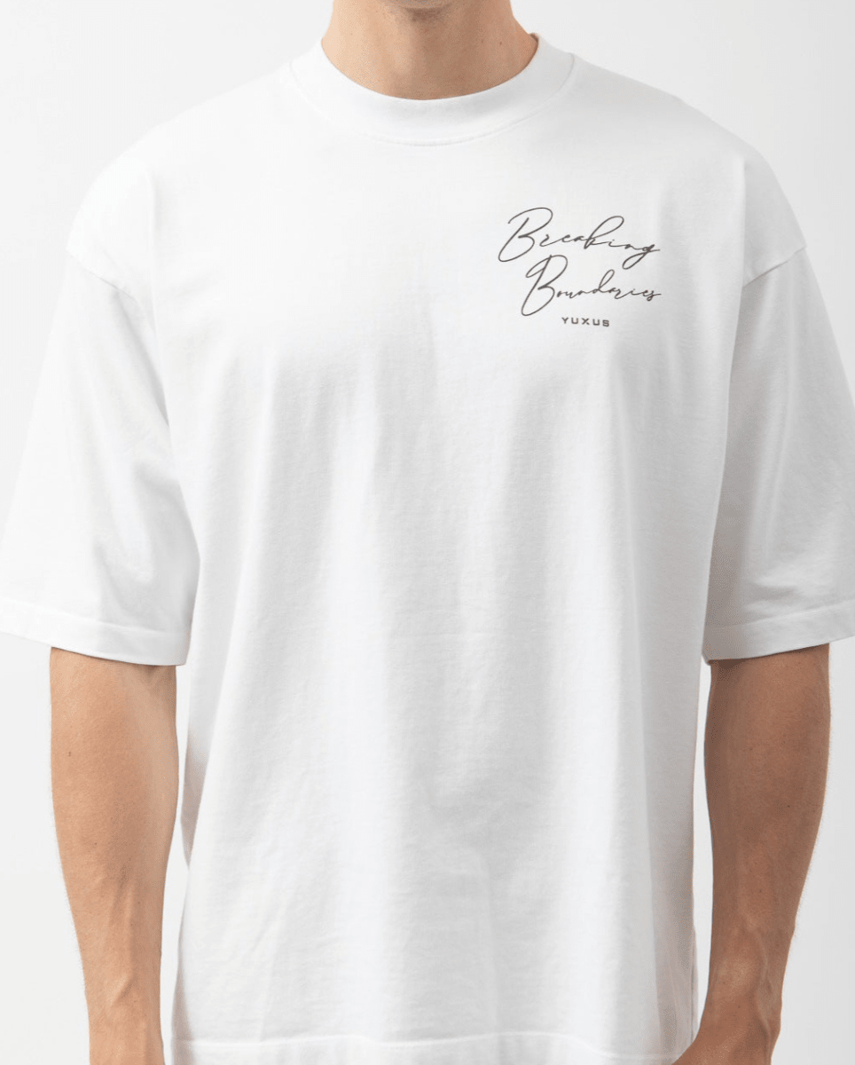 Camiseta Yuxus Hammer Azure Blanco Unisex