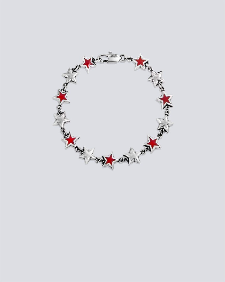 Pulsera Twojeys Enameled Stars Bracelet Red Unisex 215801600 joyas