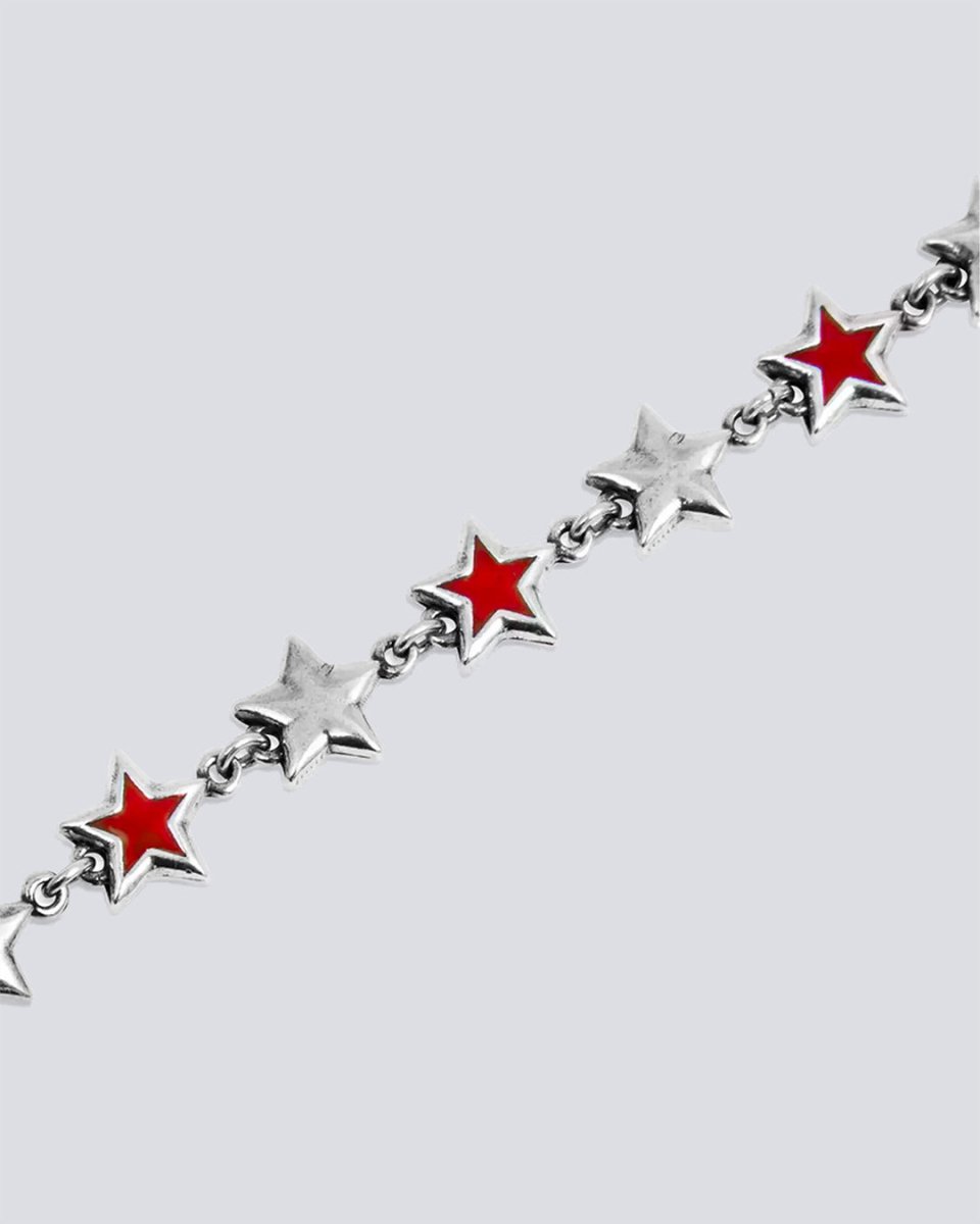 Pulsera Twojeys Enameled Stars Bracelet Red Unisex 215801600 joyas