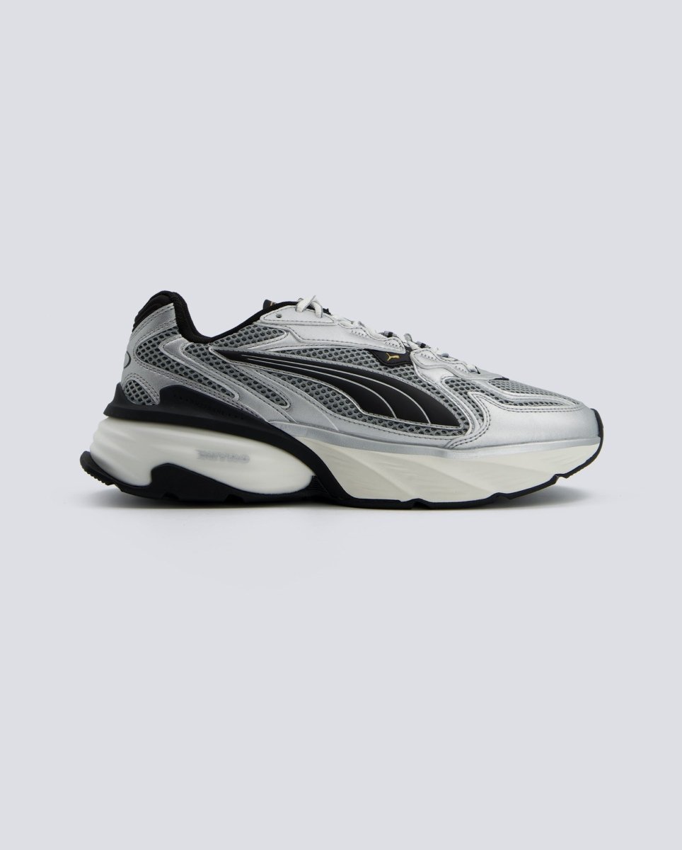 Puma Fade Nitro LS Plata Gris Negro Hombre 406203-04