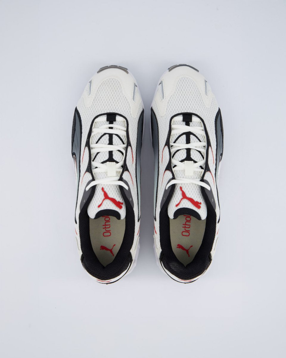 Puma Inhale Blanco y Rojo Hombre zapatillas