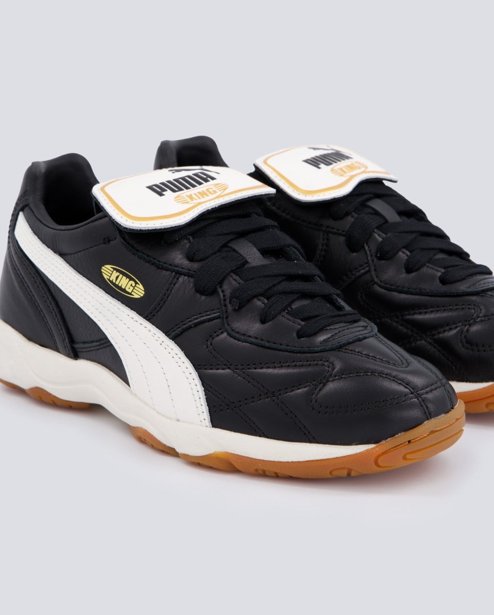 Puma King Indoor Negro Y Blanco Mujer 401683-01 zapatillas