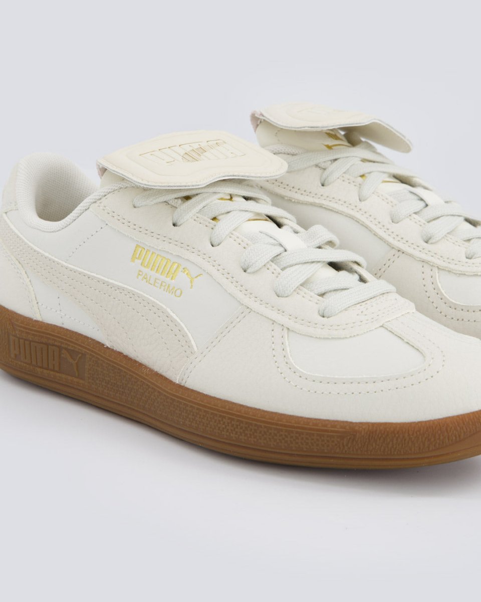 Puma Palermo Premium Beige Mujer 401744-01 zapatillas