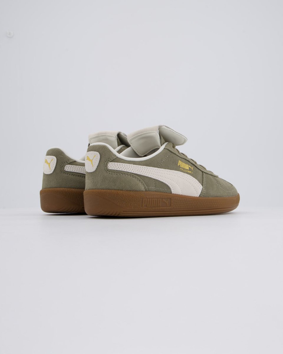 Puma Palermo Premium Taupe Verde Mujer zapatillas