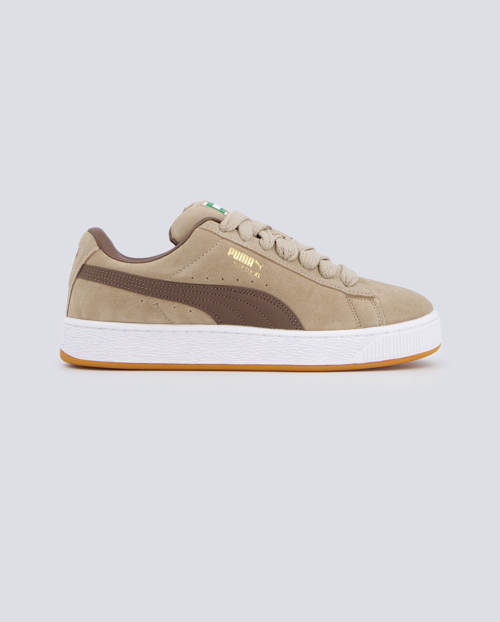 Puma Suede Xl Beige Y Marrón Hombre 395205-78 zapatillas