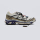 Salomon XT-6 Vanilla Ice Tan Beige Y Morado Mujer