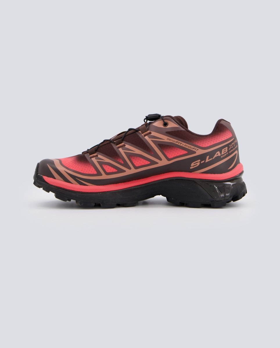 Salomon Xt-6 Skyline Marrón Y Rojo Mujer L47876800 zapatillas