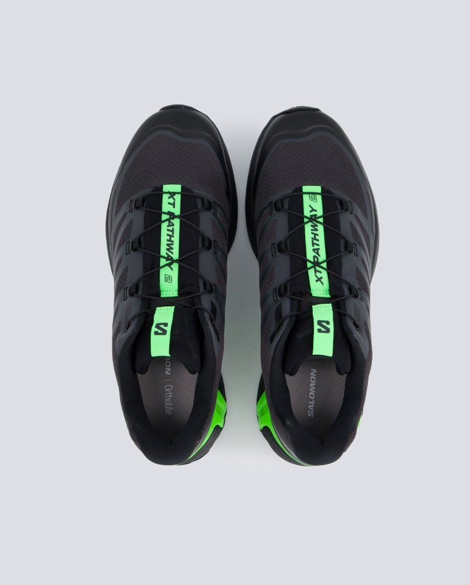Salomon Xt-Pathway 2 Negro Y Verde Hombre zapatillas