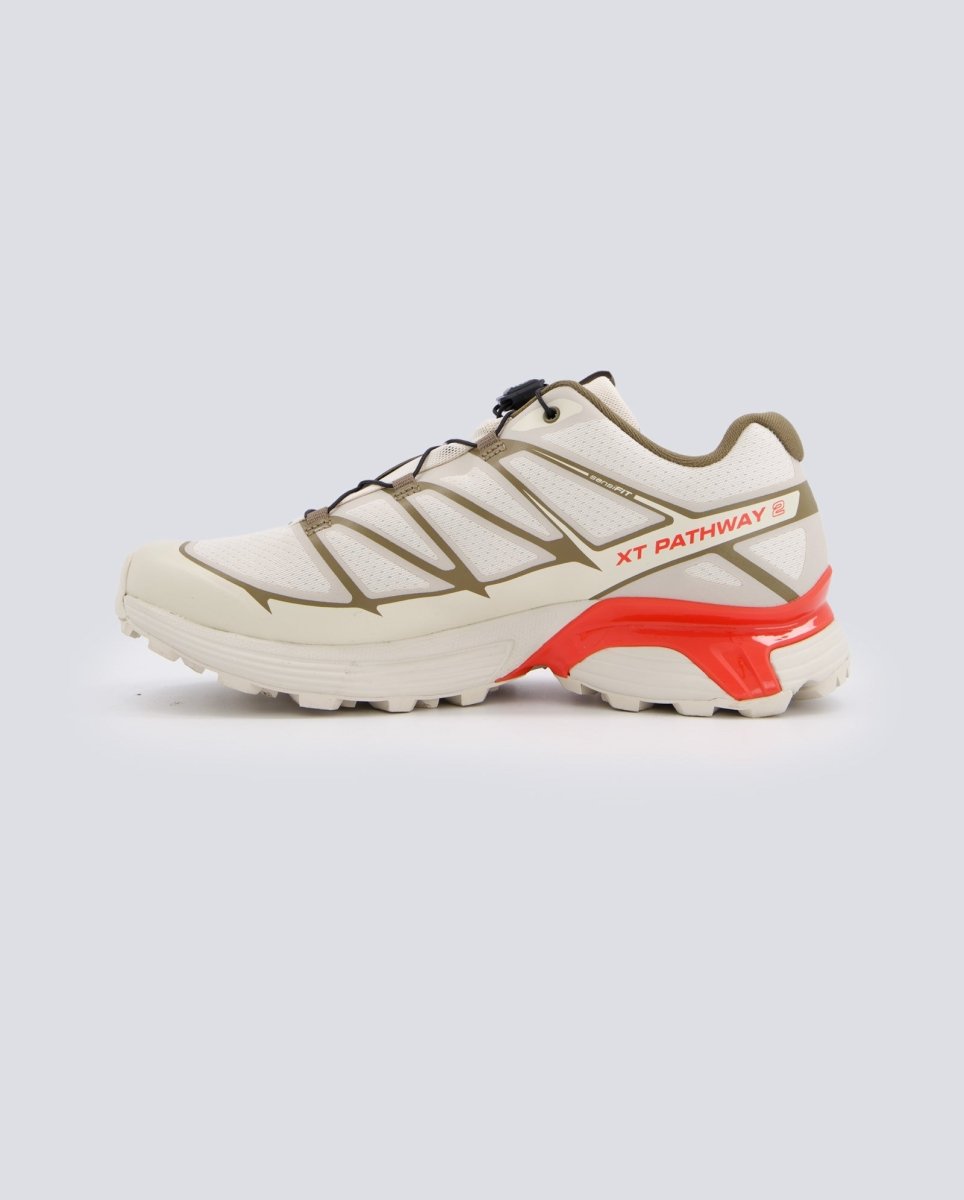 Salomon Xt-Pathway Beige Y Rojo Mujer L47860800 zapatillas