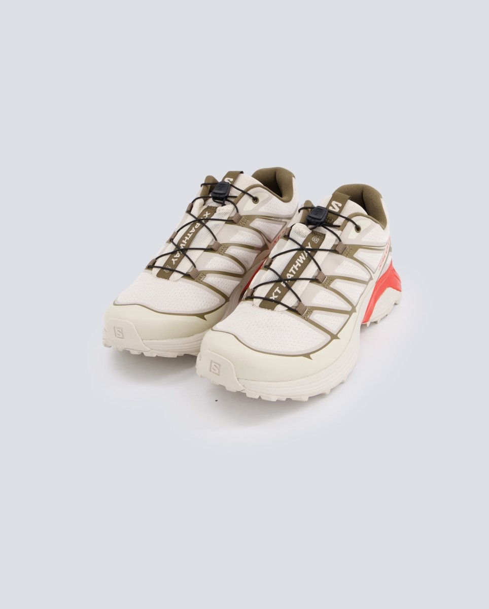 Salomon Xt-Pathway Beige Y Rojo Mujer L47860800 zapatillas