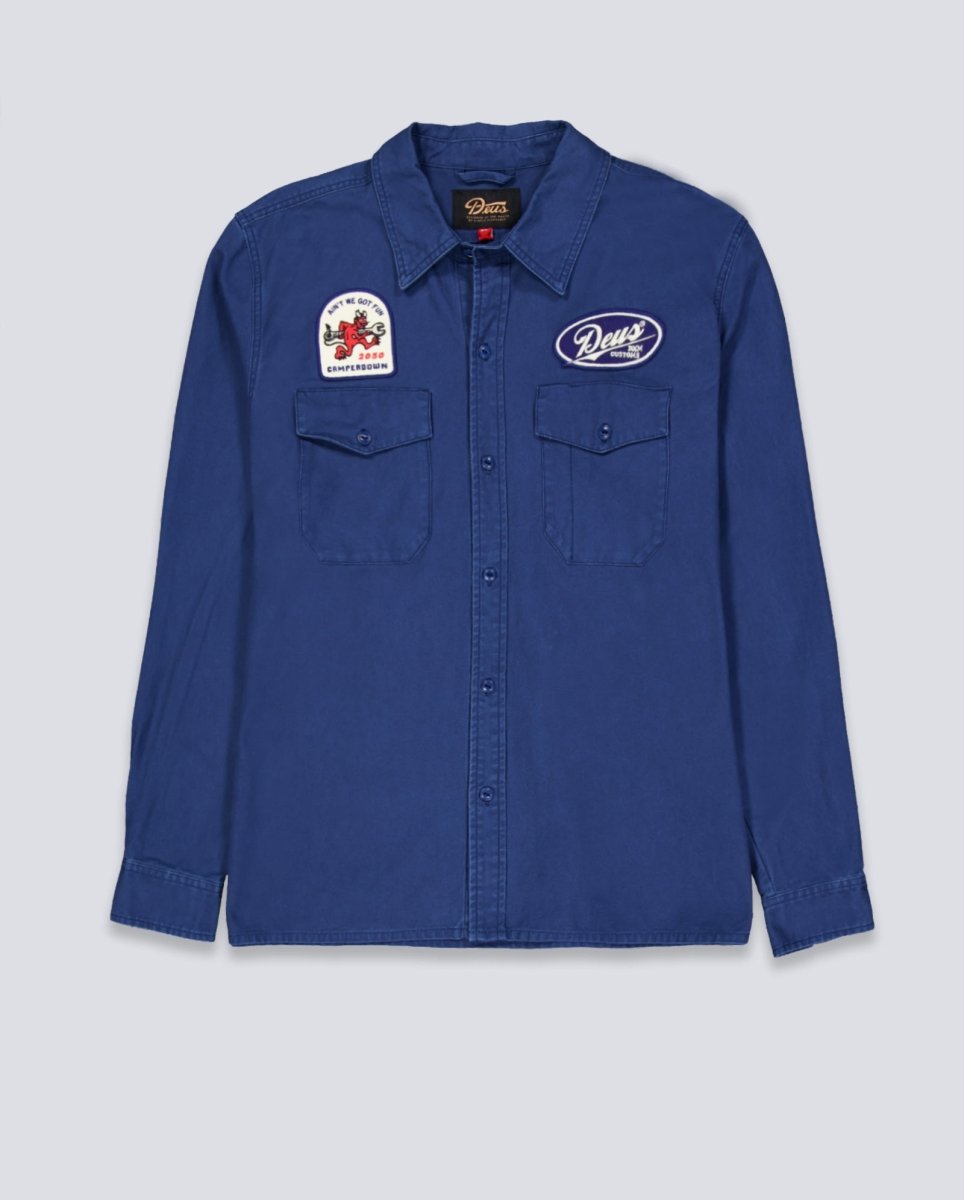 Sobre Camisa Deus Nomad Shirt Azul Unisex D261MSH315