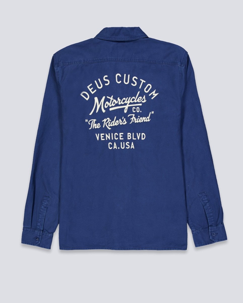 Sobre Camisa Deus Nomad Shirt Azul Unisex D261MSH315