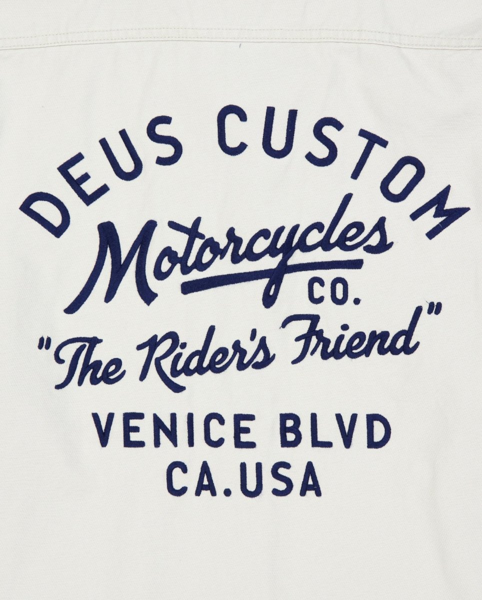 Sobre Camisa Deus Nomad Shirt Beige Unisex D261MSH315-Dirty White