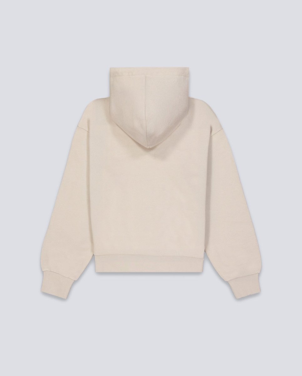 Sudadera Carhartt Wip Hooded Casey Con Cremallera Beige Mujer I032642-39YXX