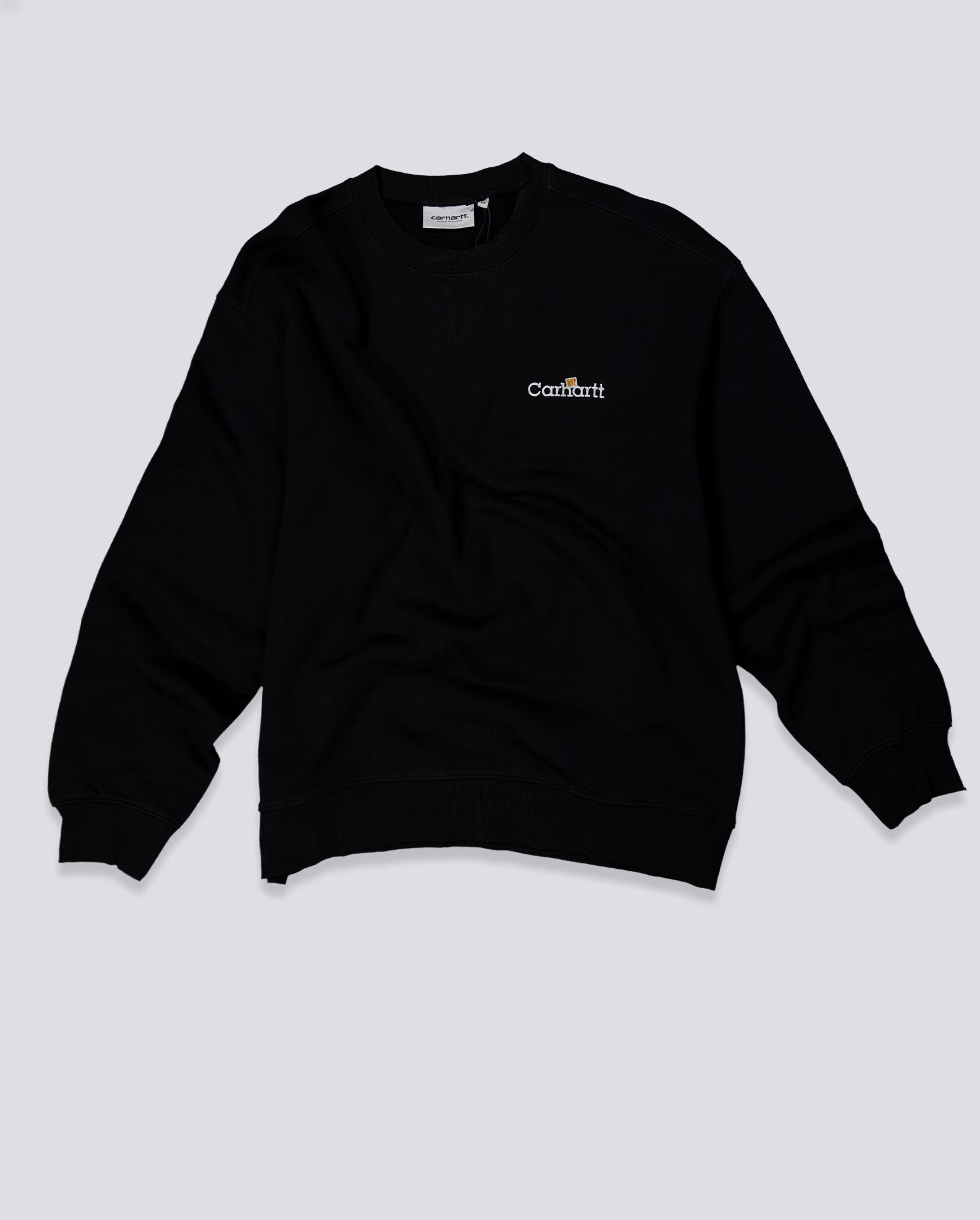 Sudadera Carhartt Wip Label Sweatshirt Negro Hombre I036346-89XX