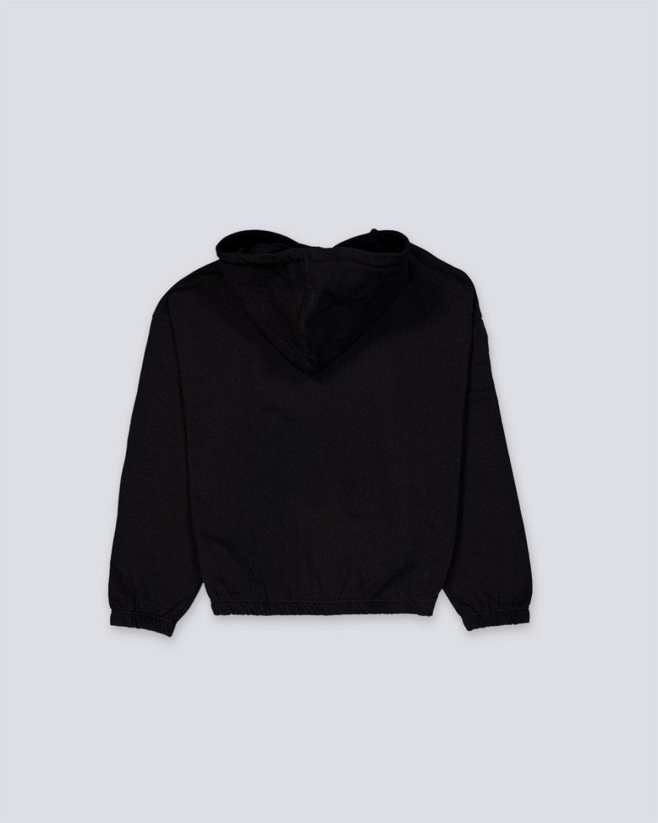 Sudadera Con Cremallera Wasted Paris Varg Boxy Zip Negro Unisex WSTDSS25-37-BLK