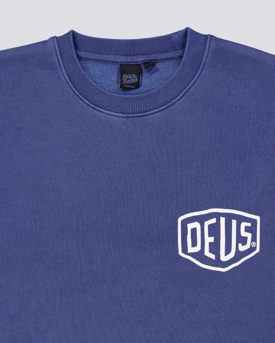 Sudadera Deus Shield Azul Unisex D261MSW186-Mechanic Blue