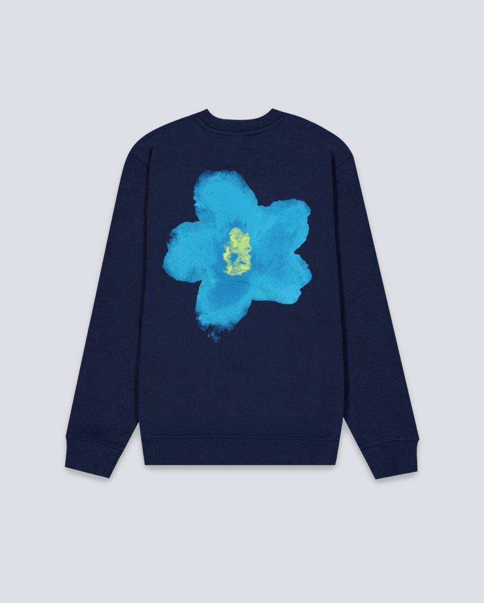 Sudadera Edmmond Studios Garden Azul Marino Hombre 125-40-20050