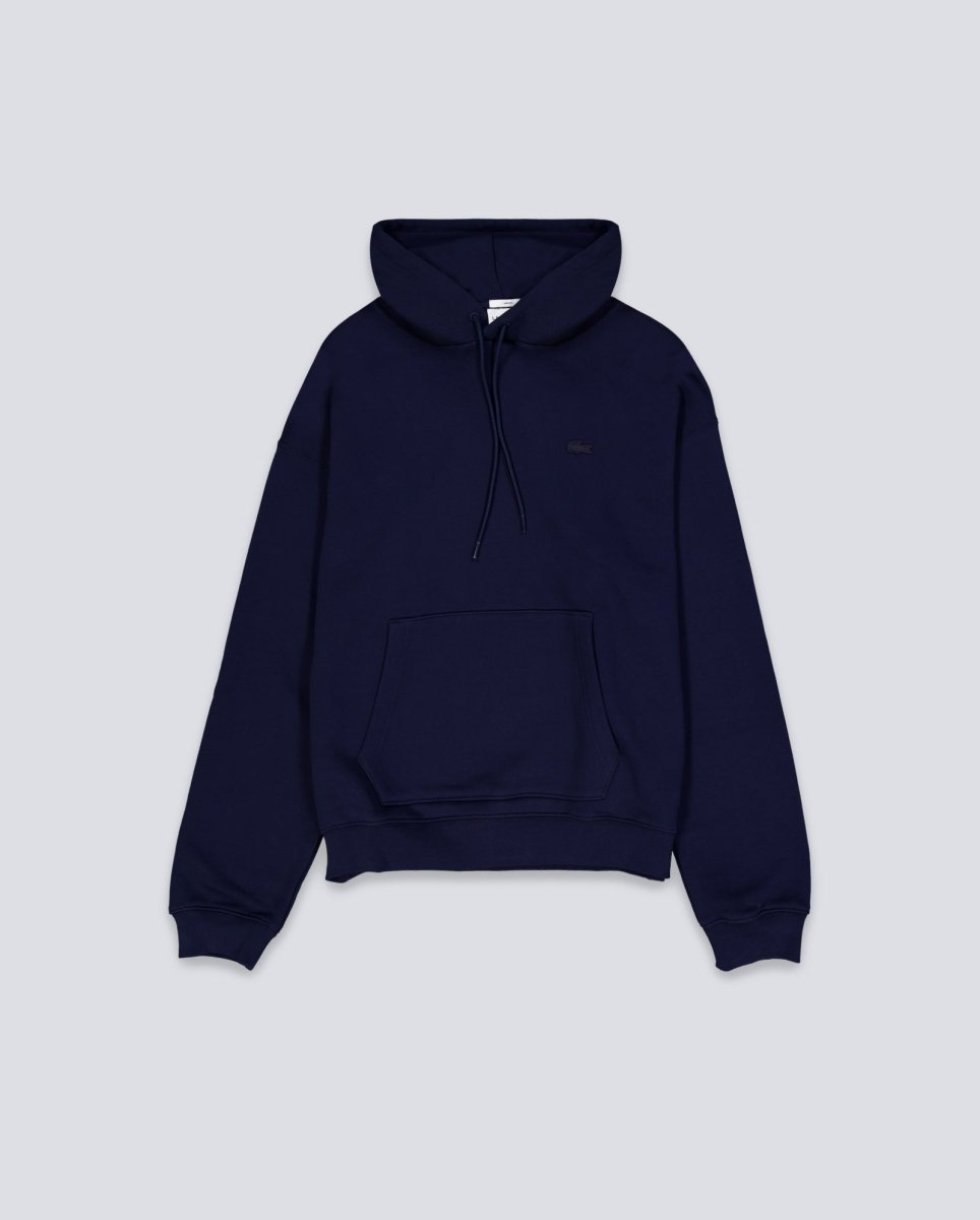 Sudadera Lacoste Con Capucha De Felpa Gruesa Azul Marino Unisex SH7741-00