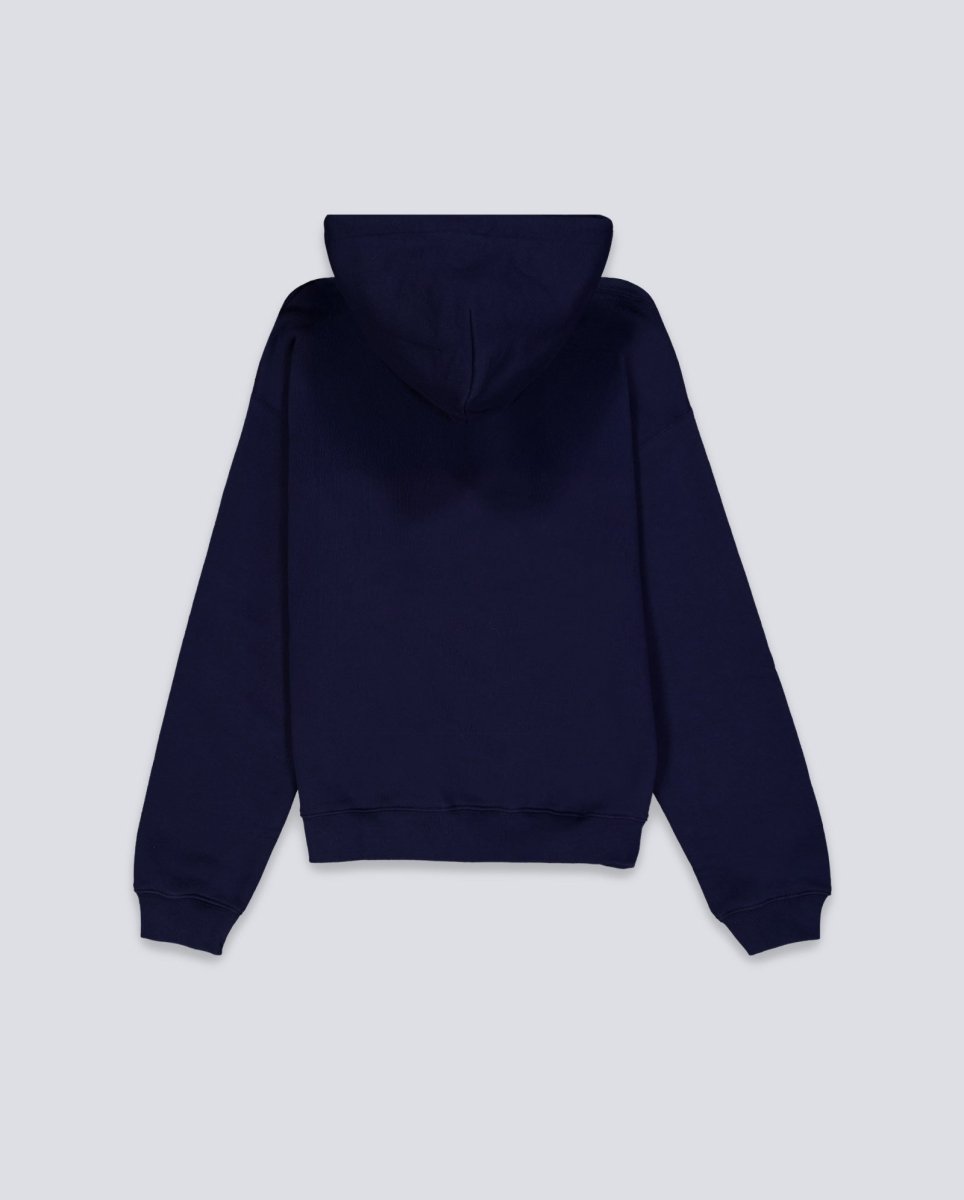 Sudadera Lacoste Con Capucha De Felpa Gruesa Azul Marino Unisex SH7741-00