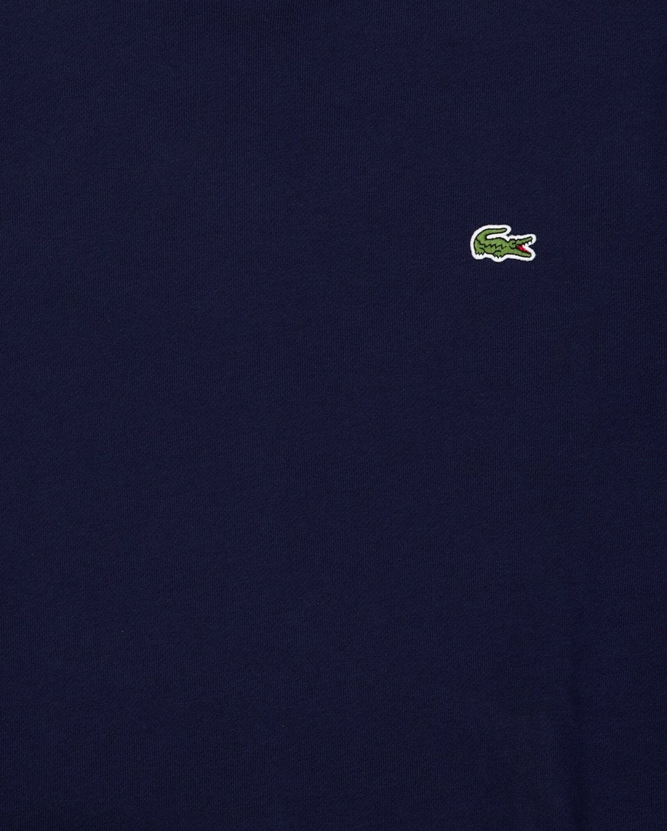 Sudadera Lacoste Cotton Fleece Sweatshirt Azul Marino Unisex SH9801-00-166