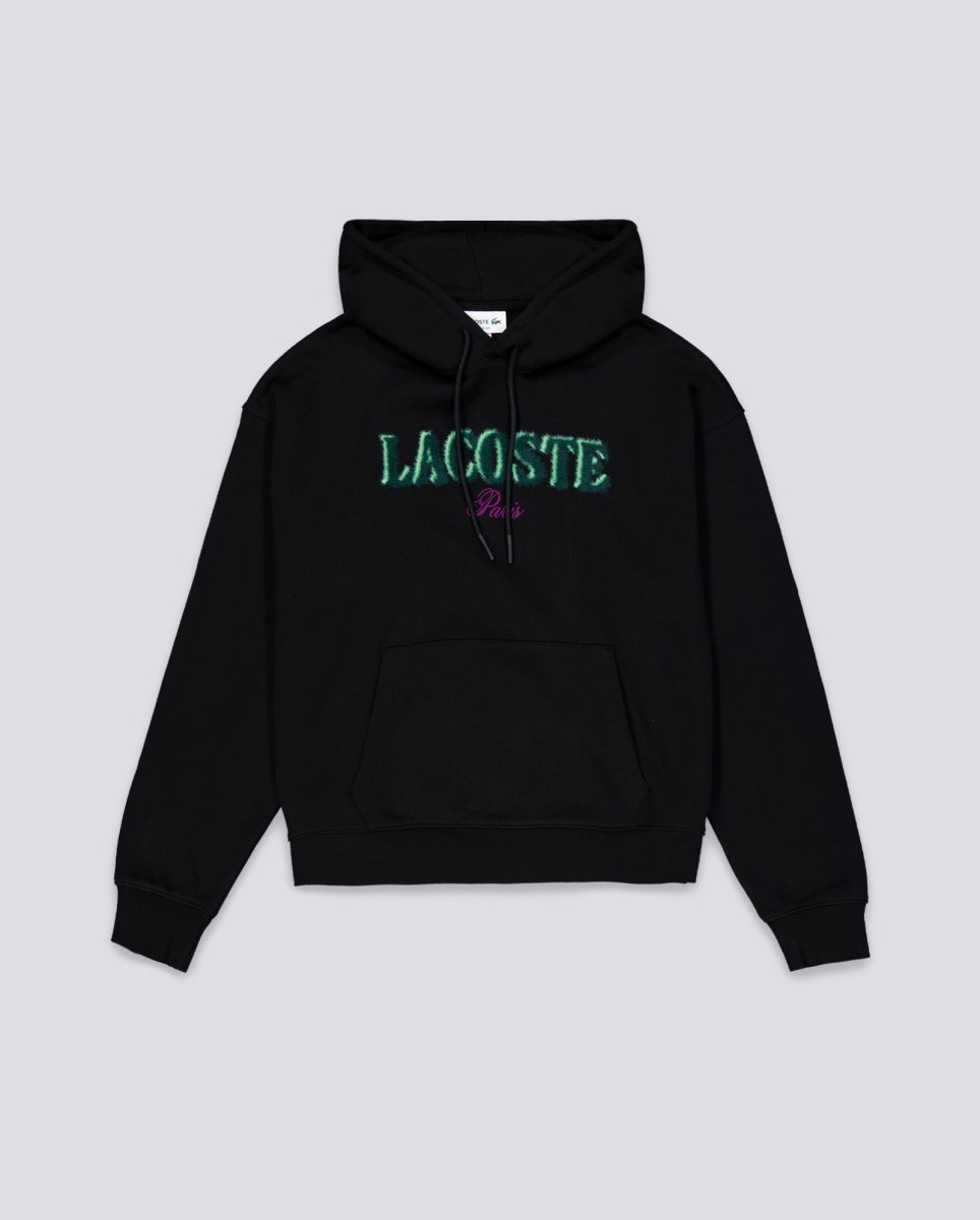 Sudadera Lacoste Oversized Negro Unisex