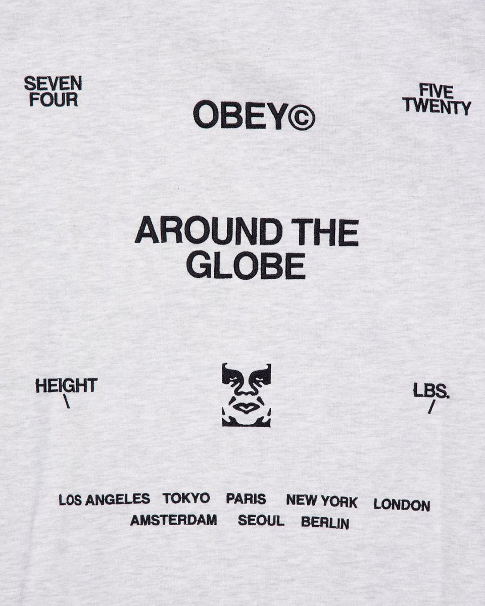 Sudadera Obey Business Hood Gris Hombre 112470241-AGRY