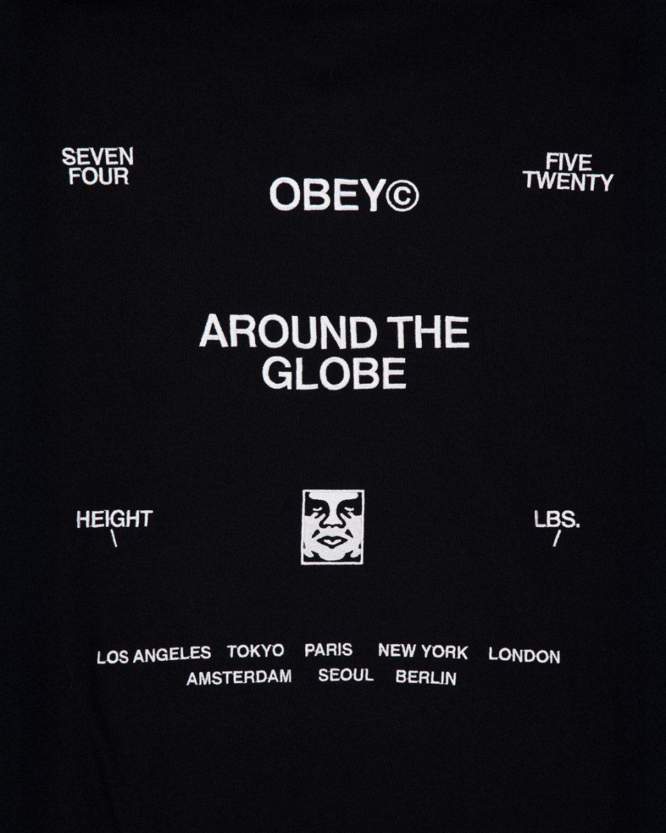Sudadera Obey Business Hood Negro Hombre 112470241-BLK