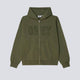 Sudadera Obey Hybrid Faded Con Cremallera Verde Unisex