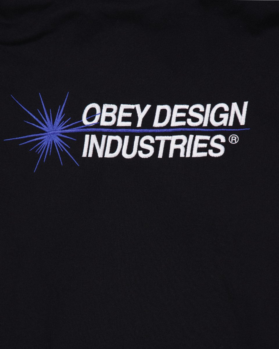 Sudadera Obey Industries Hood Negro Hombre 112470242-BLK