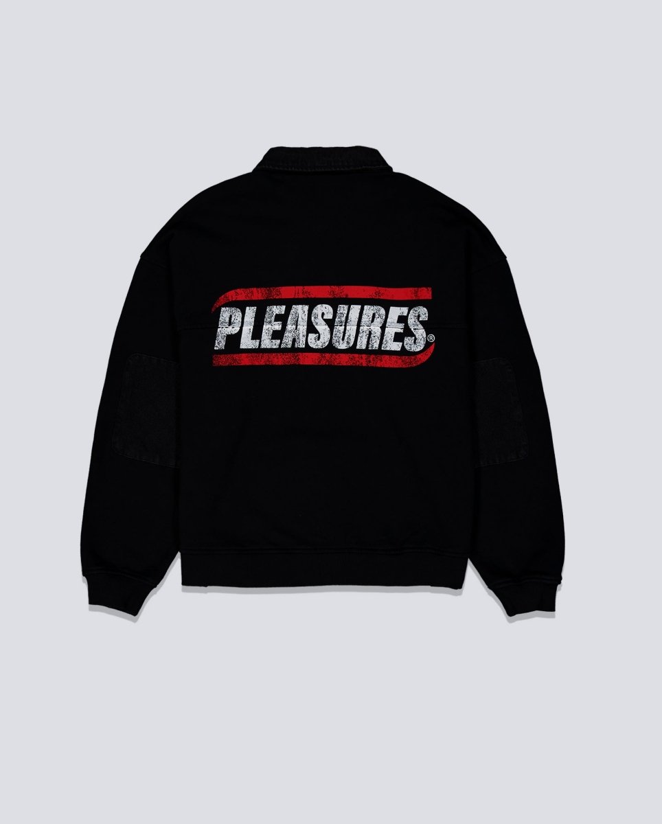 Sudadera Pleasures Gentle Polo Negro Unisex