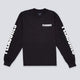 Sudadera Pleasures Impact Staff Negro Hombre