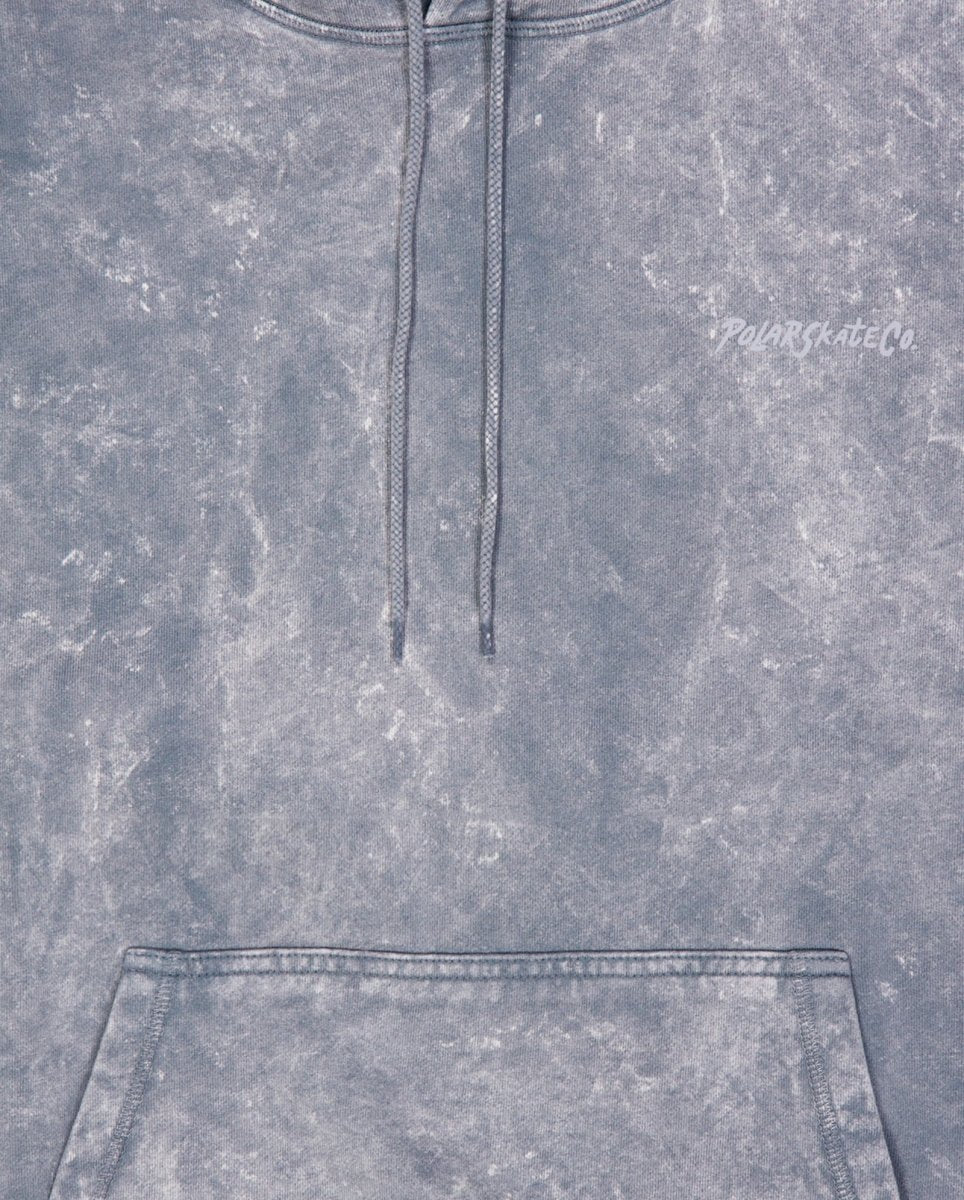 Sudadera Polar Skate Co. Acid Frank Hoodie Surf Logo Gris Unisex POLARSS25-01
