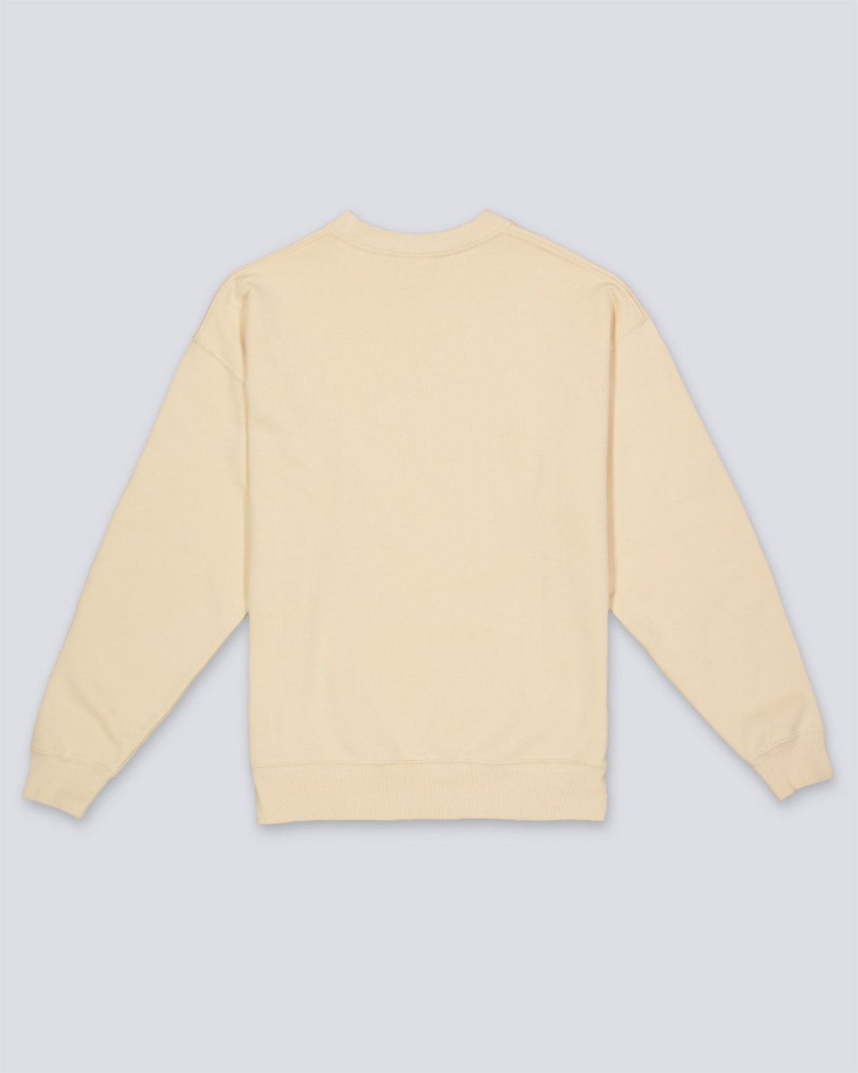 Sudadera Polar Skate Co Dave Crewneck Beige Hombre POLARSS25-13