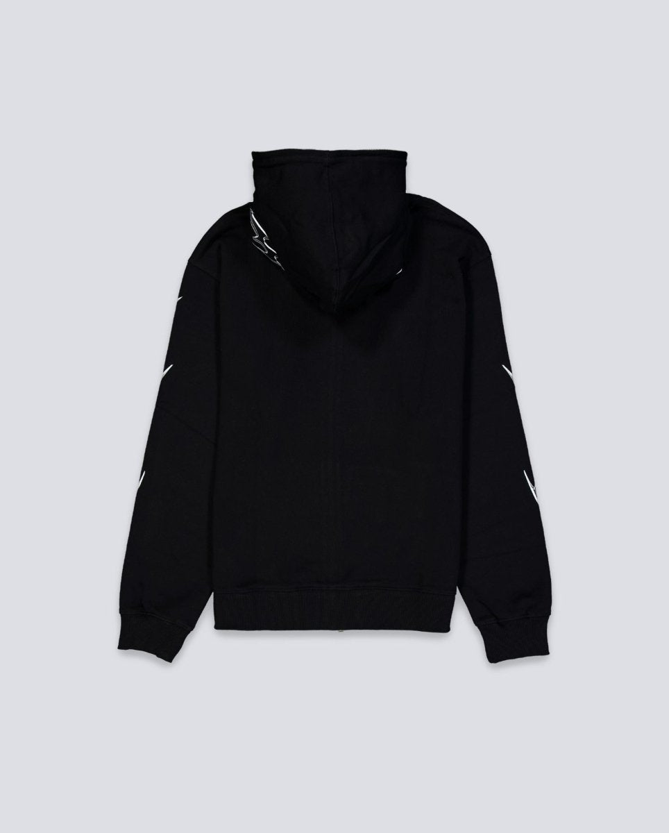 Sudadera Wasted Paris Metal Blade Con Cremallera Negro Unisex WSTDSS25-22-BLK