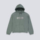 Sudadera Wasted Paris Yard Boxy Con Cremallera Verde Unisex